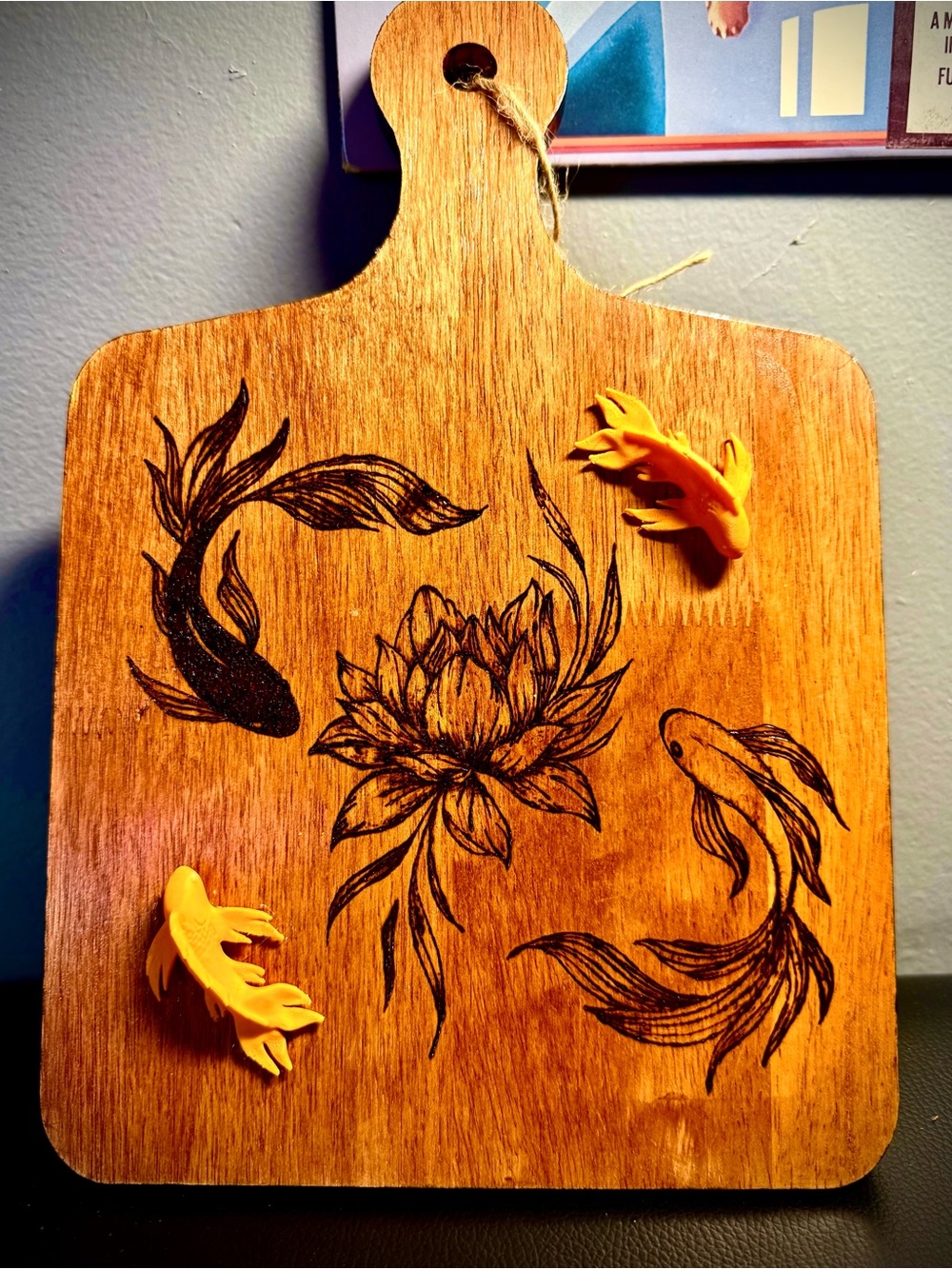 Wood Burned Decorative Board